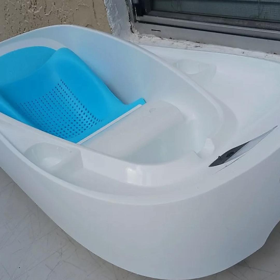 coches y sillas - Bañera de bebé Clearwater 4moms con término digital