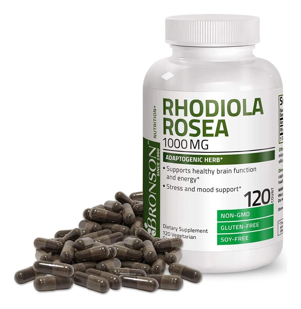 Salud y Equipamiento Médico - Rhodiola Rosea 1000 Mg Hierba Adaptogenica 120 Cap 0