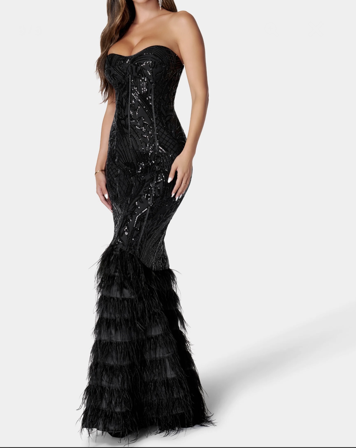 ropa para mujer - Vestido de gala size s marca Bebe  4