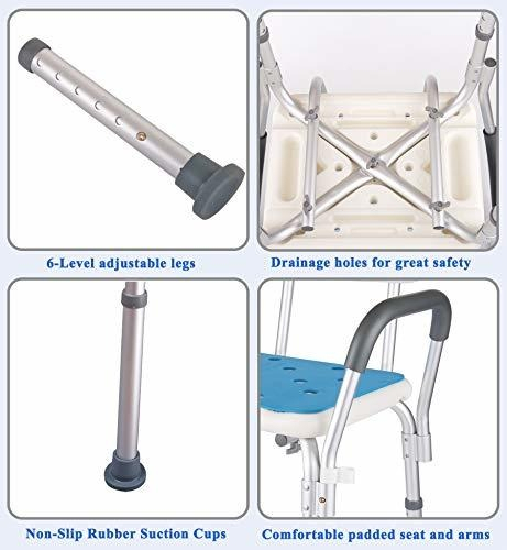Salud y Equipamiento Médico - Silla De Ducha Medokare Para Personas Mayores 3