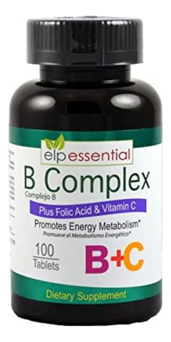 Salud y Equipamiento Médico - Complejo B 100 Tab Elp Essentia - - Unidad A $1624 0