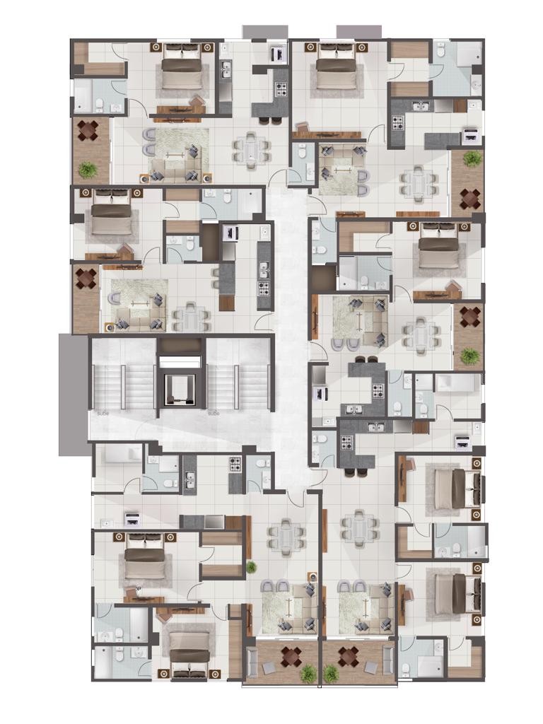 apartamentos - Proyecto de apartamentos en Evaristo Morales 4