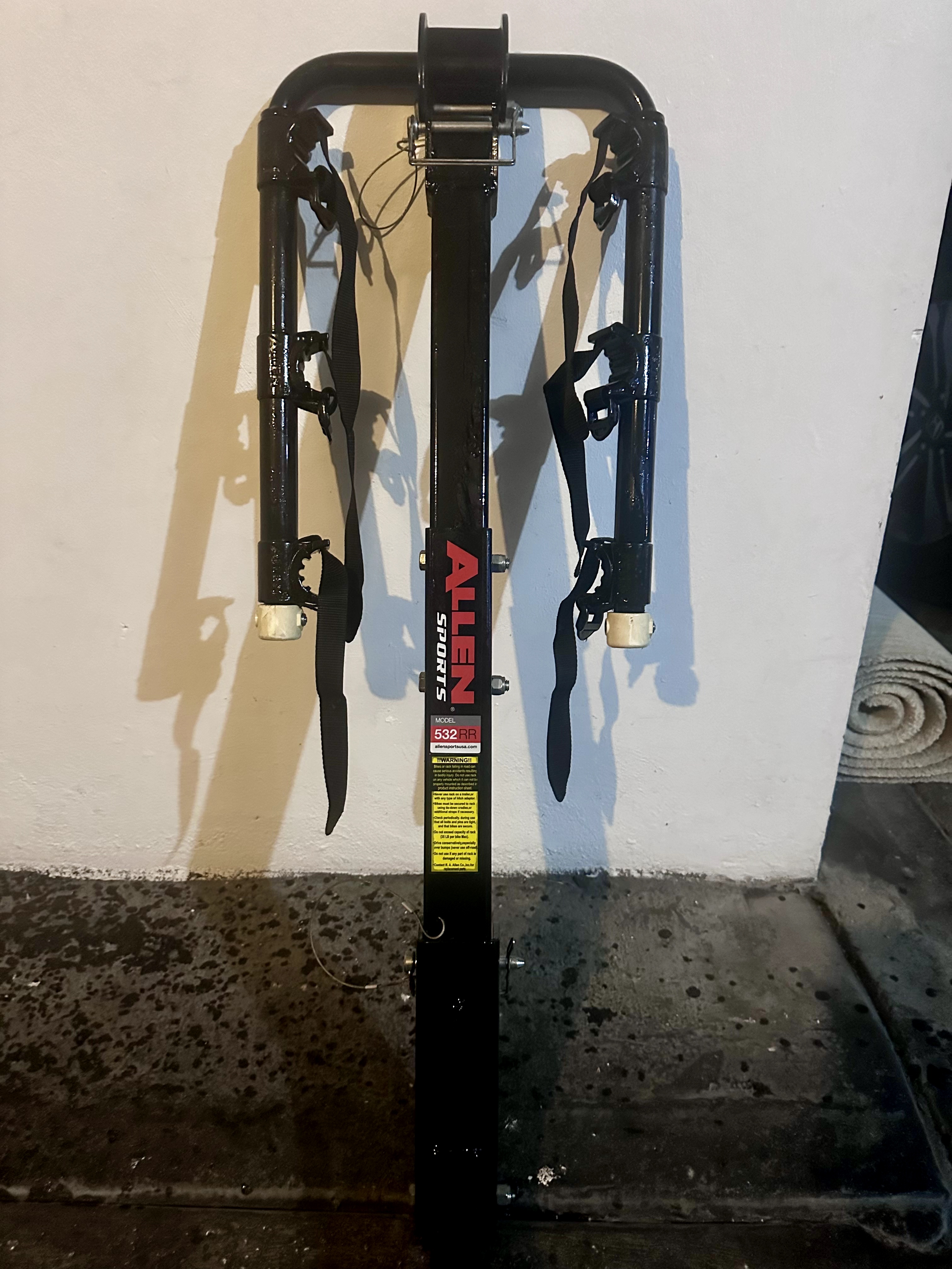 bicicletas y accesorios - rack de bicicletas, montura en halon, marca allen  1