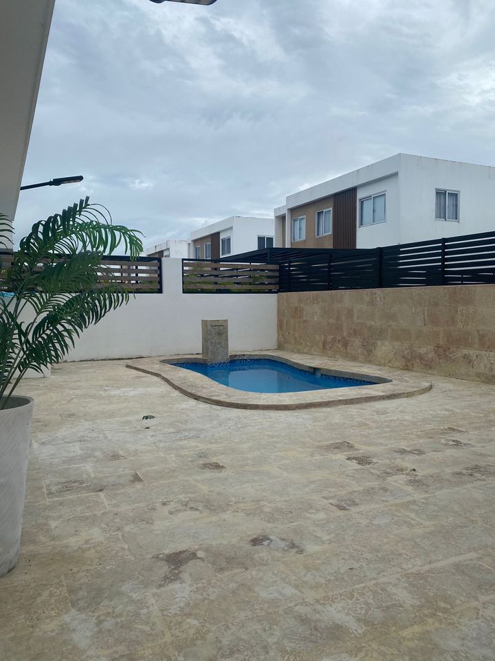 casas - Rento Villa Amoblada en Punta Cana, 3 habitaciones 1