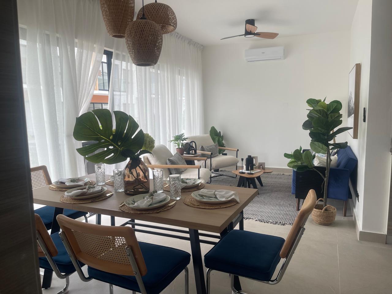 apartamentos - En venta apartamento nuevo amueblado, en Punta Cana RD 5