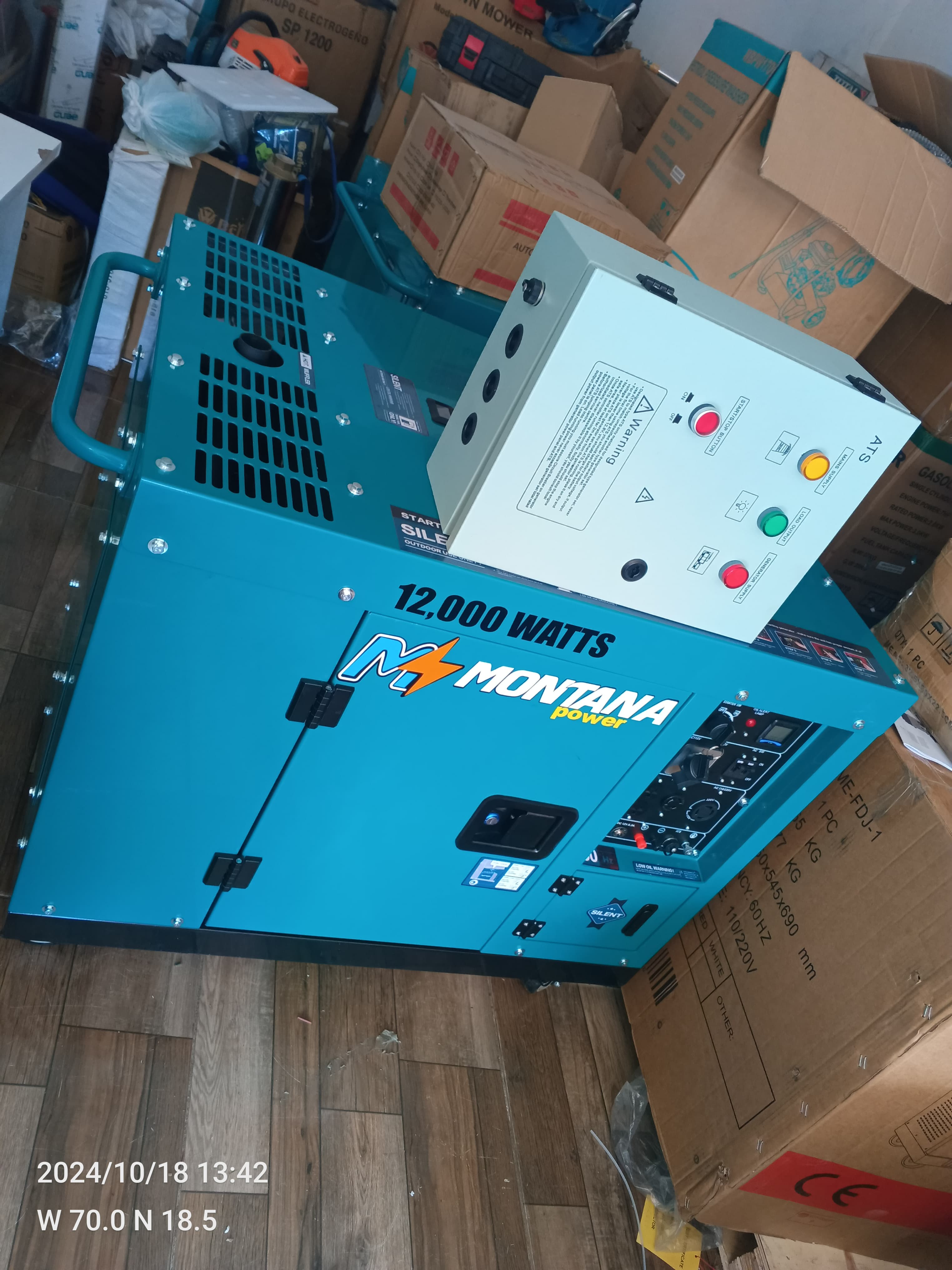 construccion e industrial - Planta Eléctrica 12KW Semi-Silenciosa Con Transfer 1