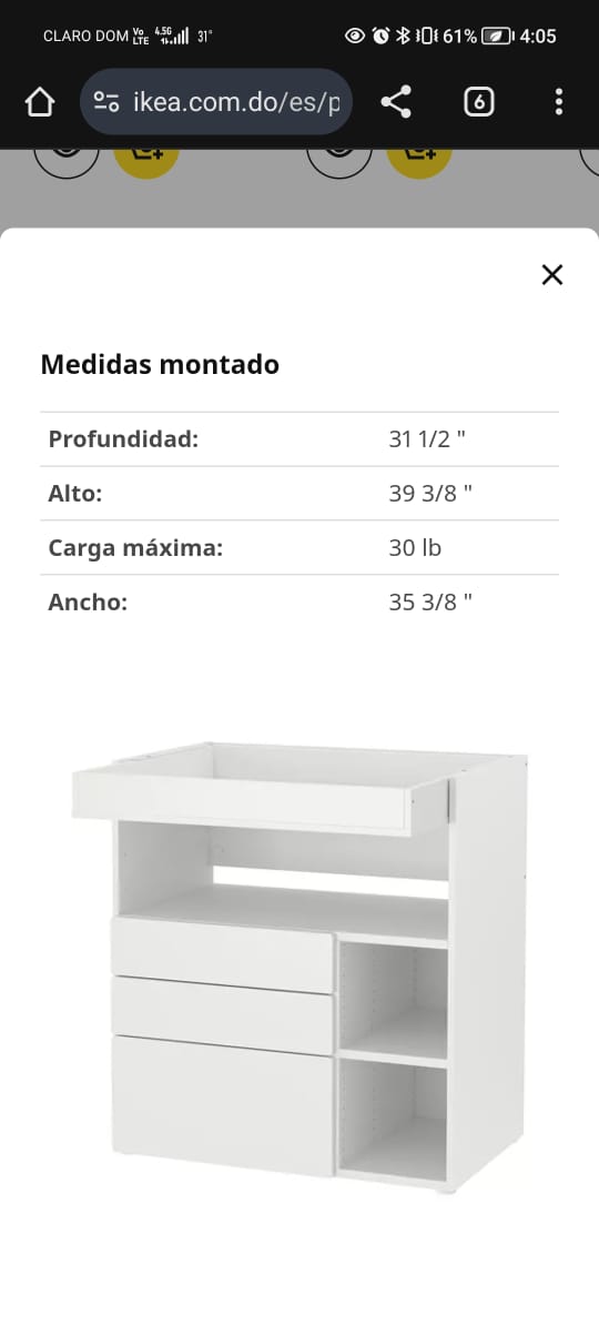 muebles - Escritorio y Cambiador de Bebés 3