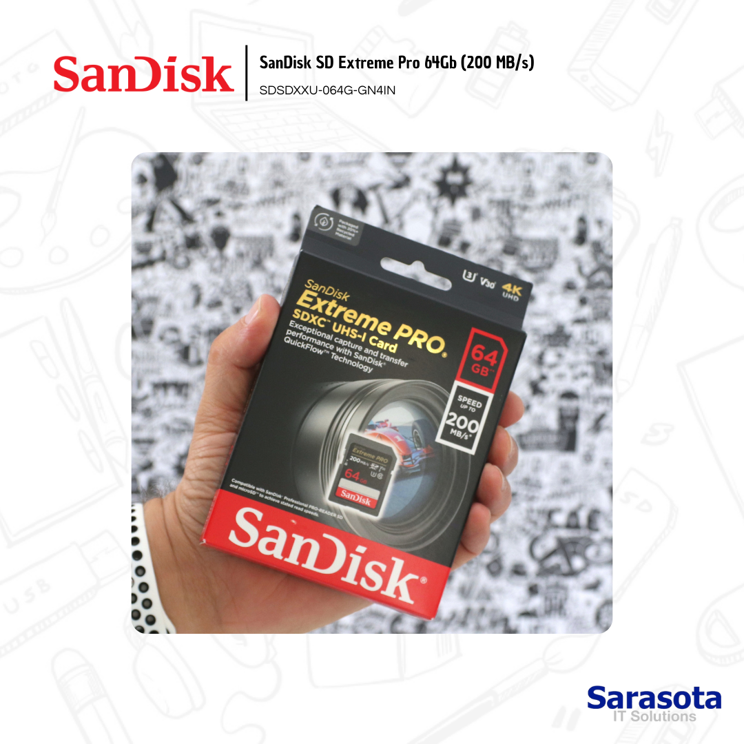 accesorios para electronica - Memoria SD 64Gb SanDisk Extreme Pro (200 MB/s) 1