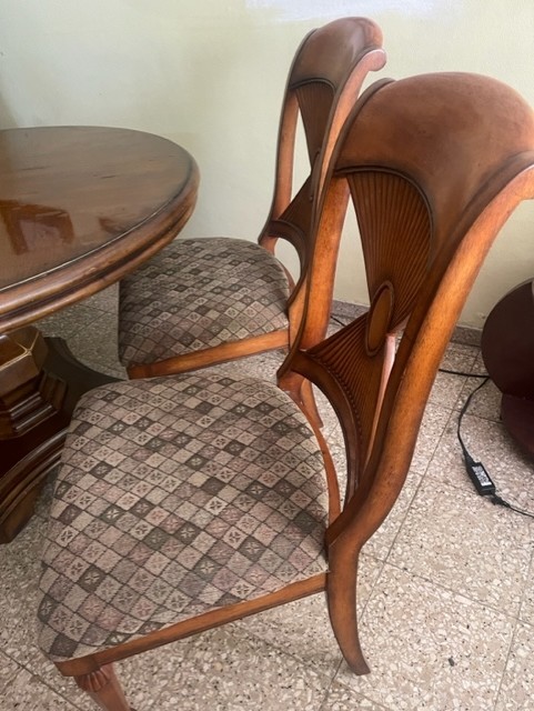 muebles y colchones - Juego de comedor de 4 sillas 5