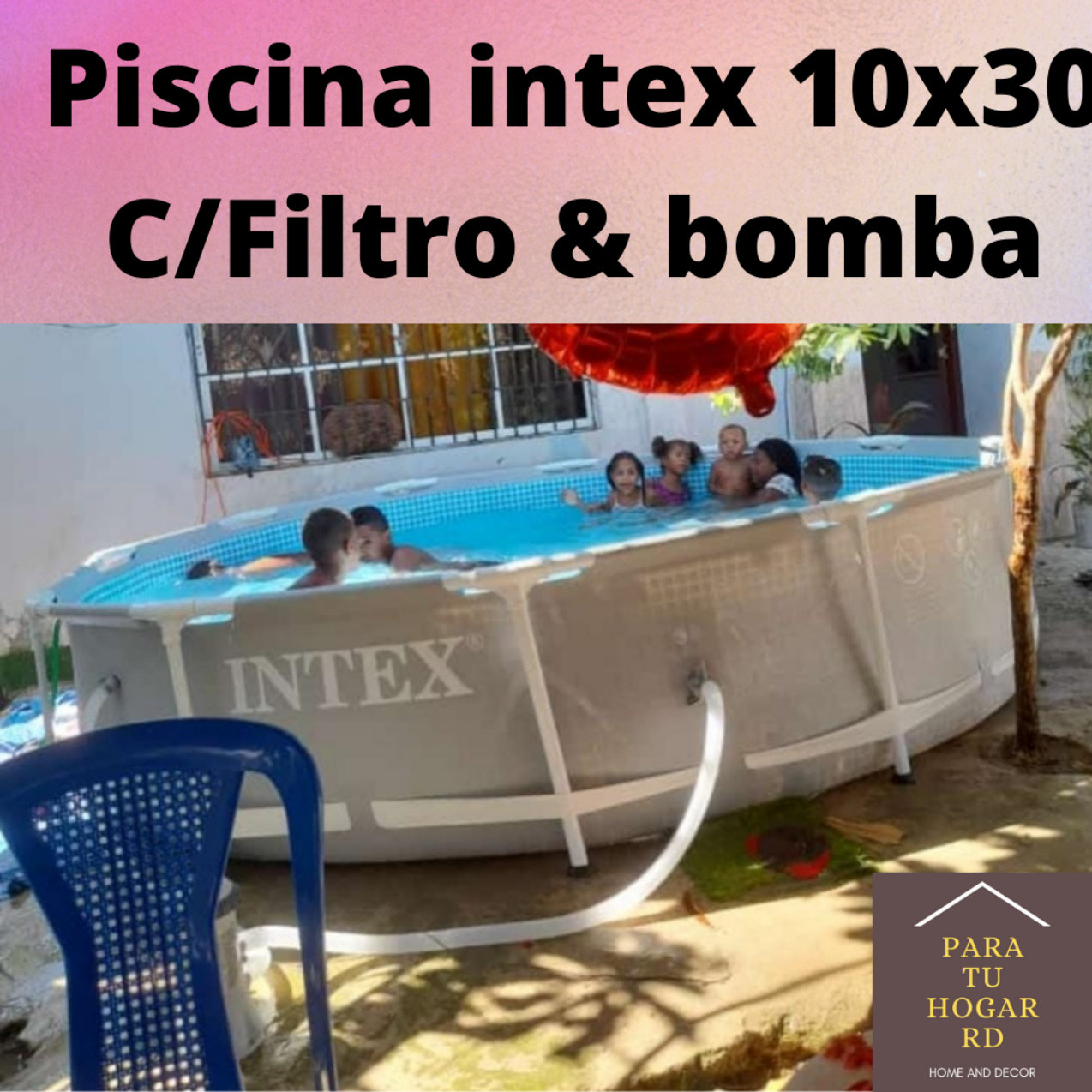herramientas, jardines y exterior - piscina Intex 10x30 redonda C/Filtro/bombaCombate calor de una manera divertida 0