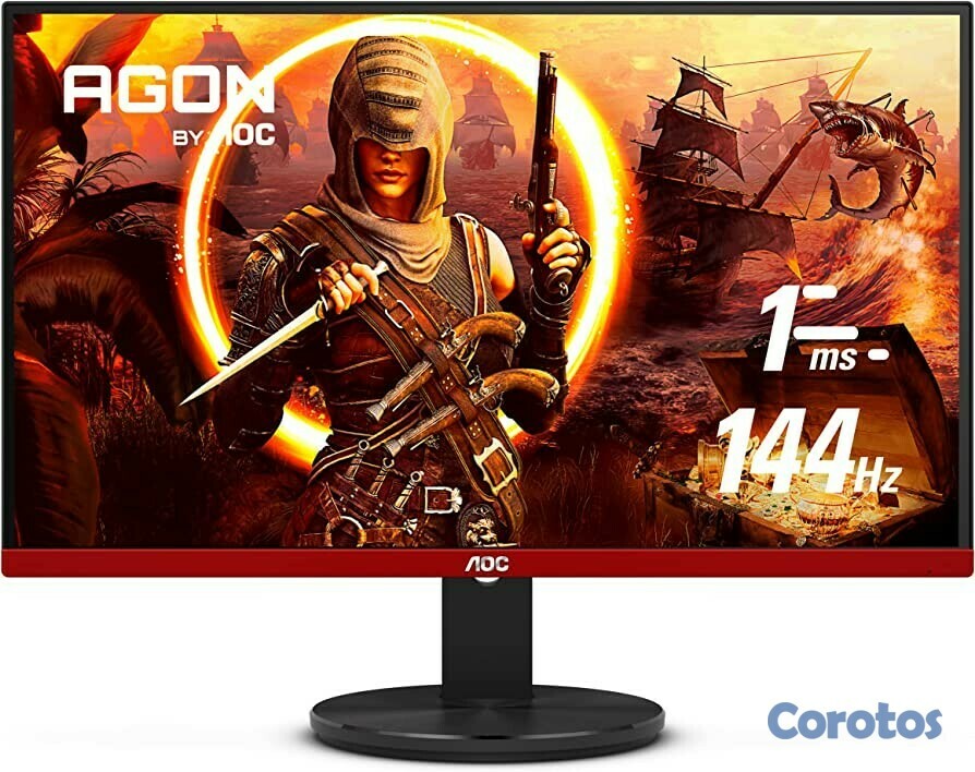 computadoras y laptops - MONITOR AOC 24" (23.8) VA FULL HD, HDR, FREESYNC 144HZ, 1920 X 1080 PIXELS 1
