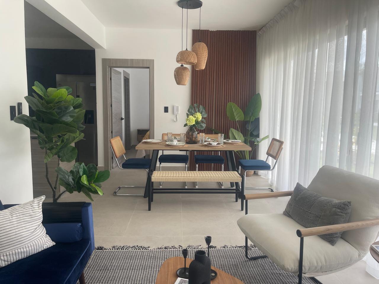 apartamentos - En venta apartamento nuevo amueblado, en Punta Cana RD 6