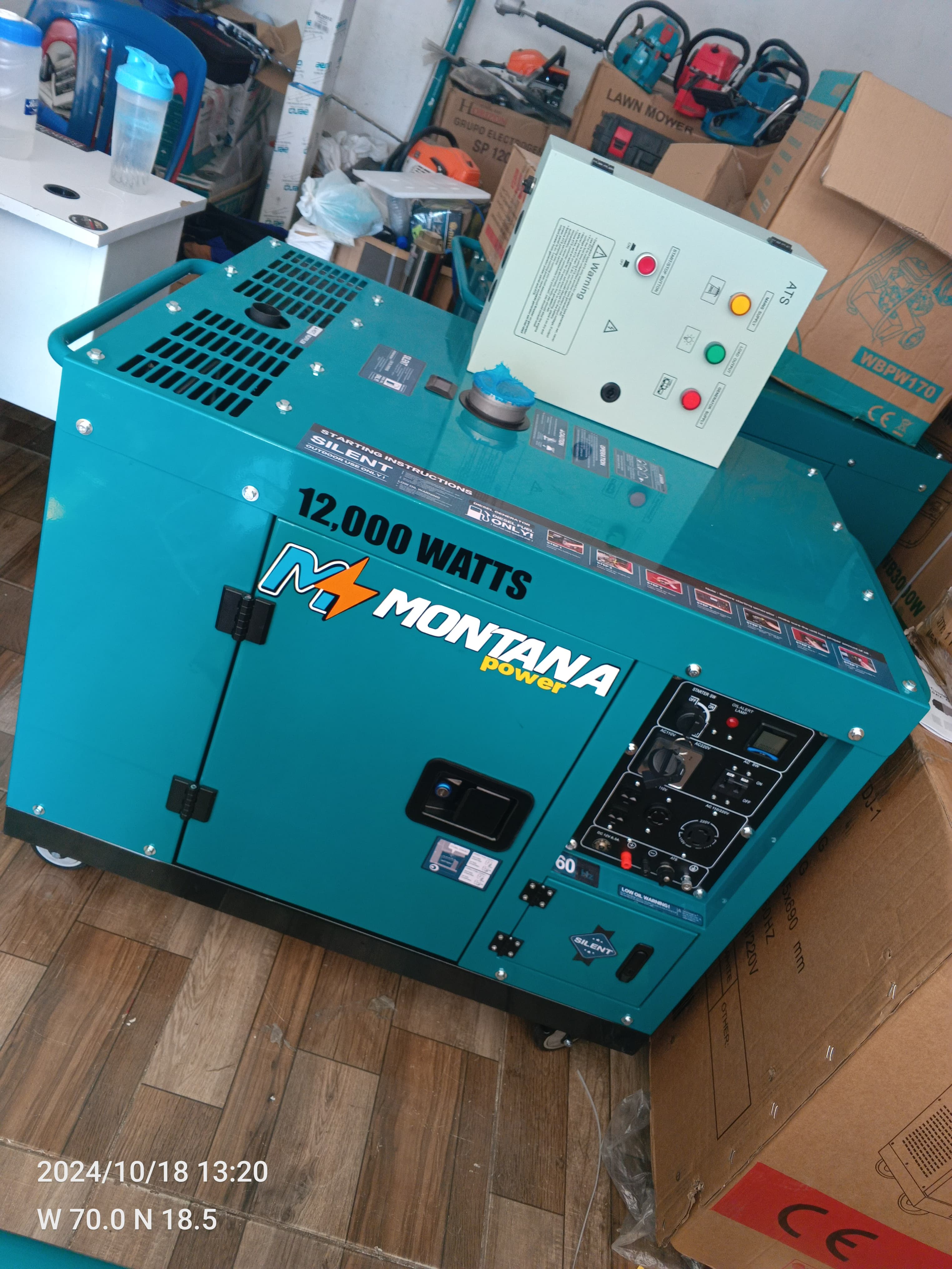 construccion e industrial - Planta Eléctrica 12KW Semi-Silenciosa Con Transfer 2