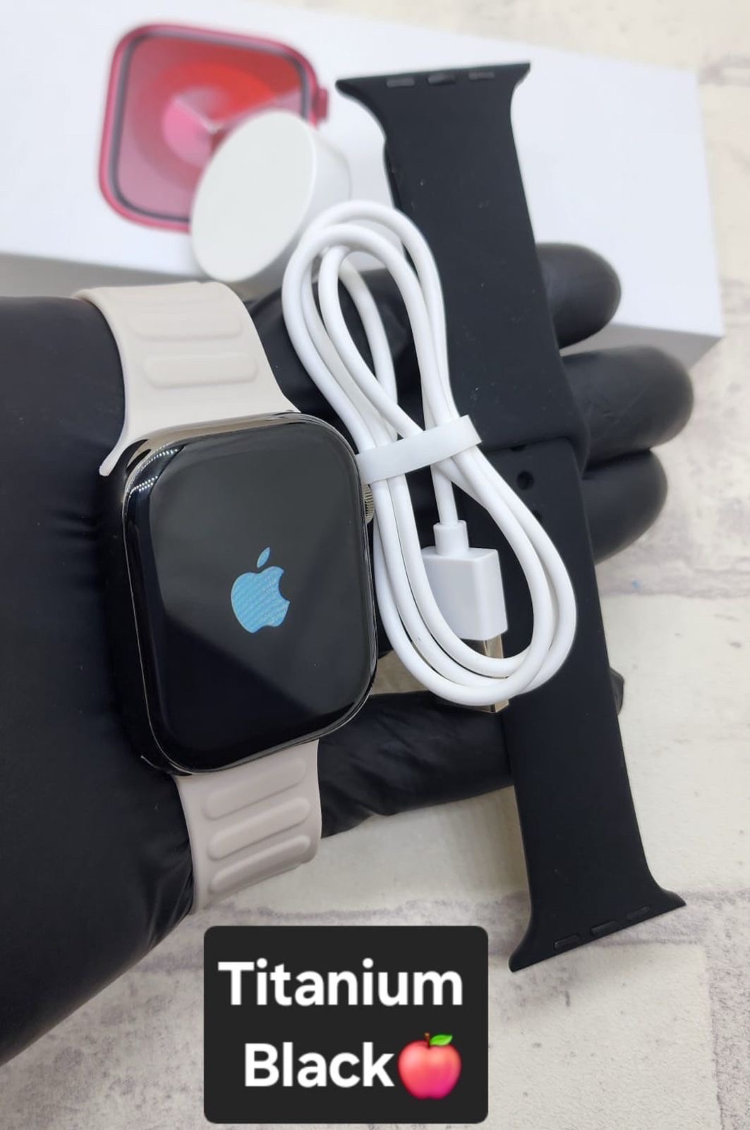 otros electronicos - apple serie 10 titanium  1