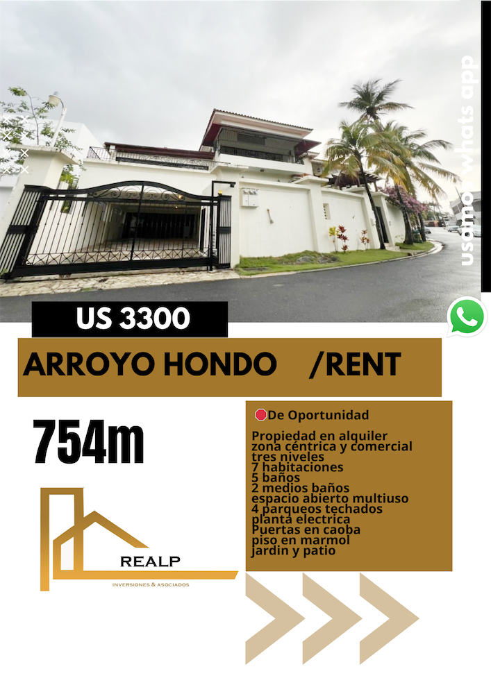 casas - Propiedad en arroyo hondo  0