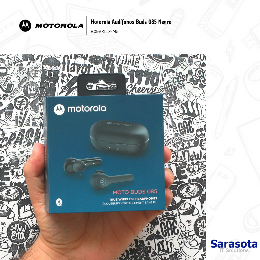 camaras y audio - Motorola Audífonos Buds 085 Negro B09SKLDYM5