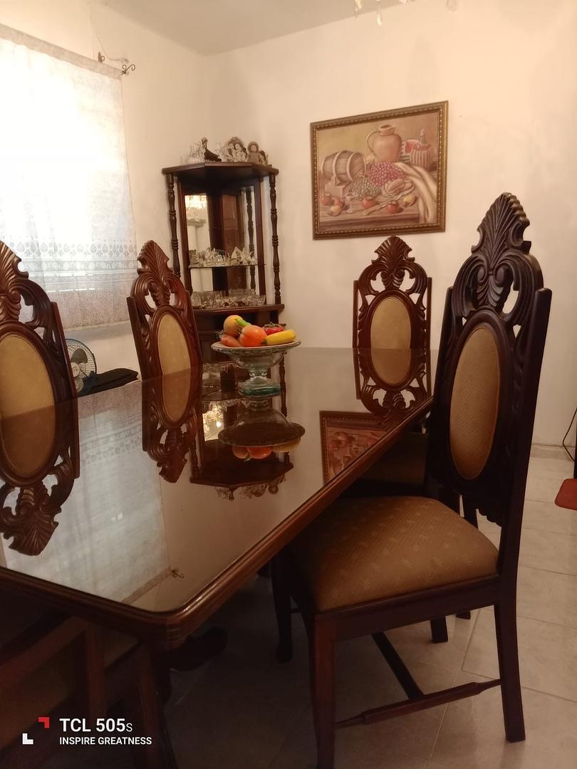 muebles y colchones - comedor de Caoba de 6 sillas 0