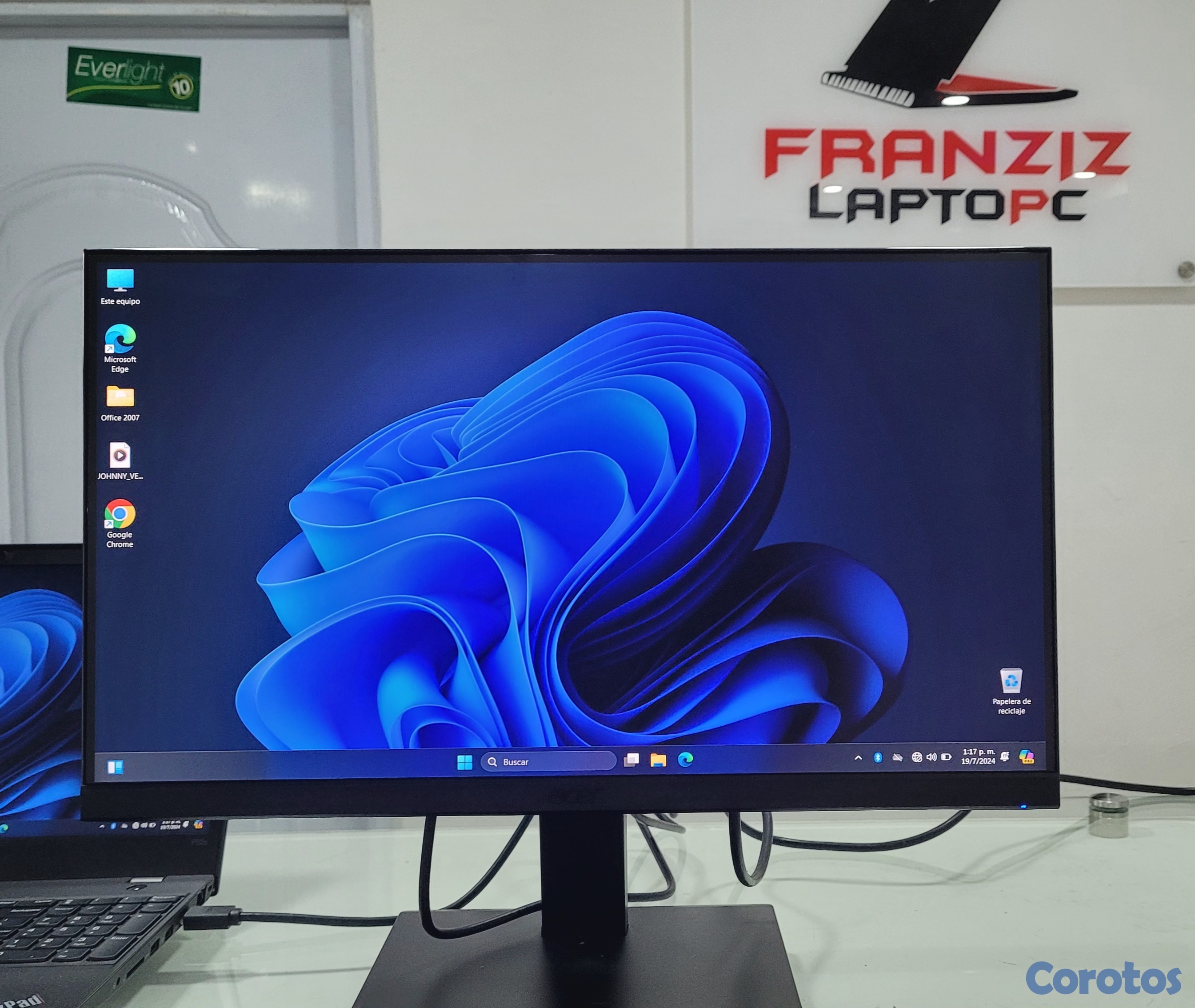 computadoras y laptops - Monitor acer 23 Pulg ips sin bordes 1080p hdmi new 2