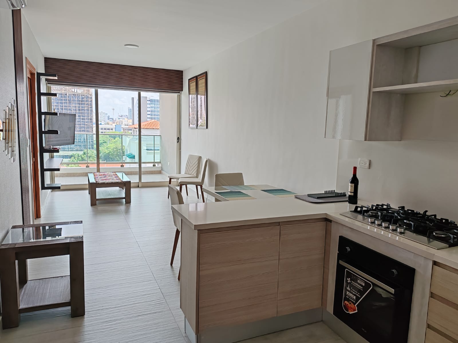apartamentos - Alquilo Apartamento Amueblado en La Julio de 1 Hab 2