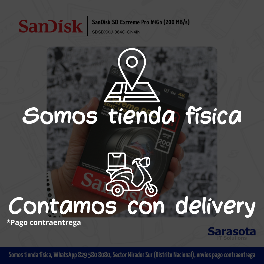 accesorios para electronica - Memoria SD 64Gb SanDisk Extreme Pro (200 MB/s) 2