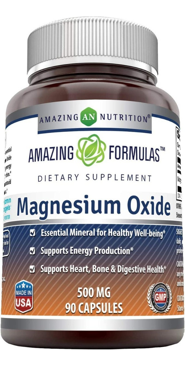 Salud y Equipamiento Médico - Magnesio Oxido 500mg Amazing 0