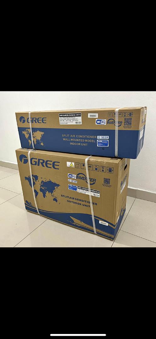 aires acondicionados y abanicos - Aires Acondicionados Inverter Gree 220v 12BTU Eficiencia 22 Nuevos Sellados 🔥