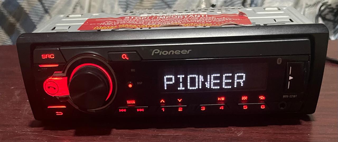 accesorios para vehiculos - Radio pioneer bluetooth usb aux fm am 3