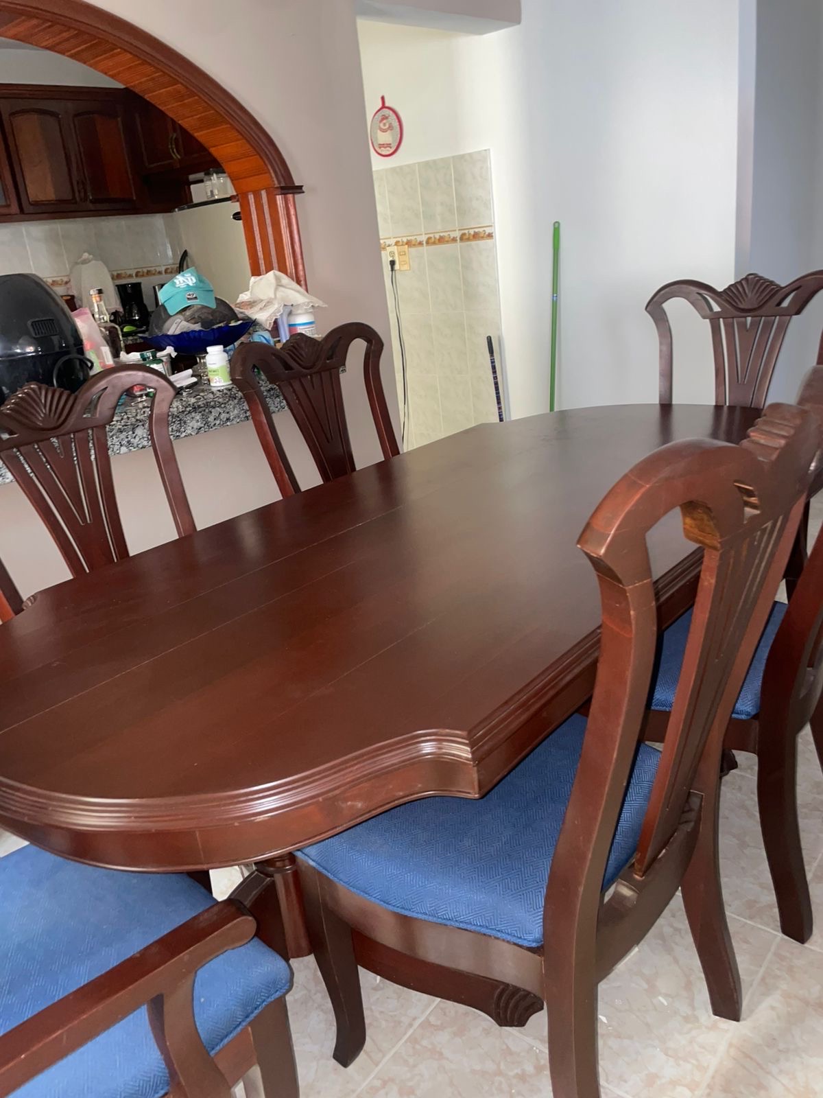 muebles y colchones - Comedor de caoba  7