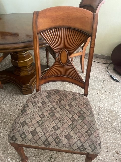 muebles y colchones - Juego de comedor de 4 sillas 6