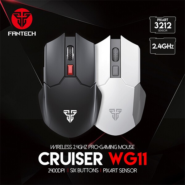 computadoras y laptops - MAOUSE GAMER  INALÁMBRICO ,BLANCO Y EN NEGRO DE 2.4GHZ PRO-GAMING