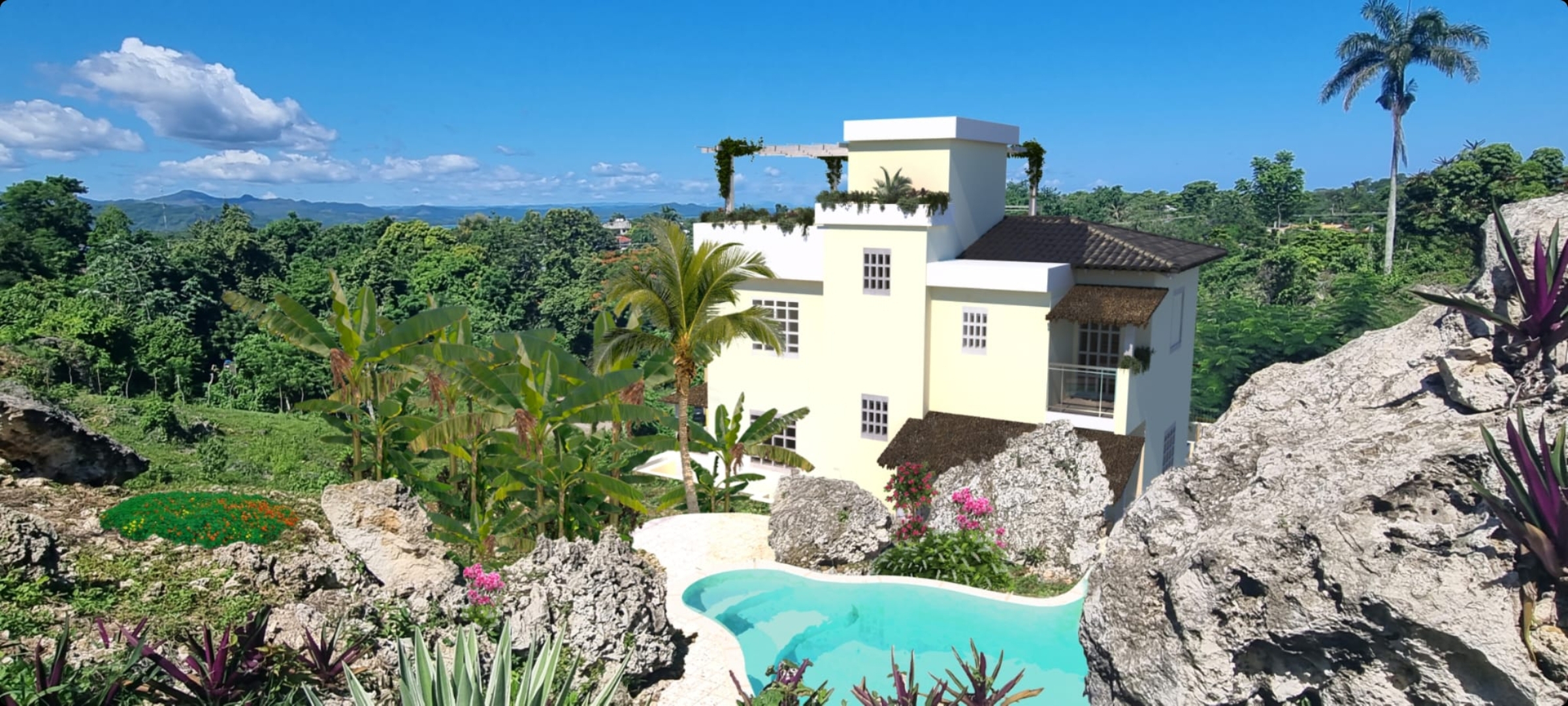 casas - VENDO ELEGANTE VILLA CON PISCINA EN RIO SAN JUAN 1