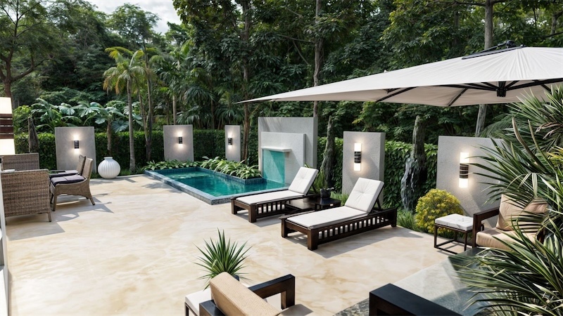casas vacacionales y villas - Venta de villas con 400mts y  piscina en punta cana zona turística  2