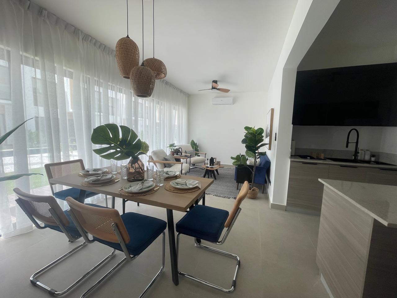 apartamentos - En venta apartamento nuevo amueblado, en Punta Cana RD 7