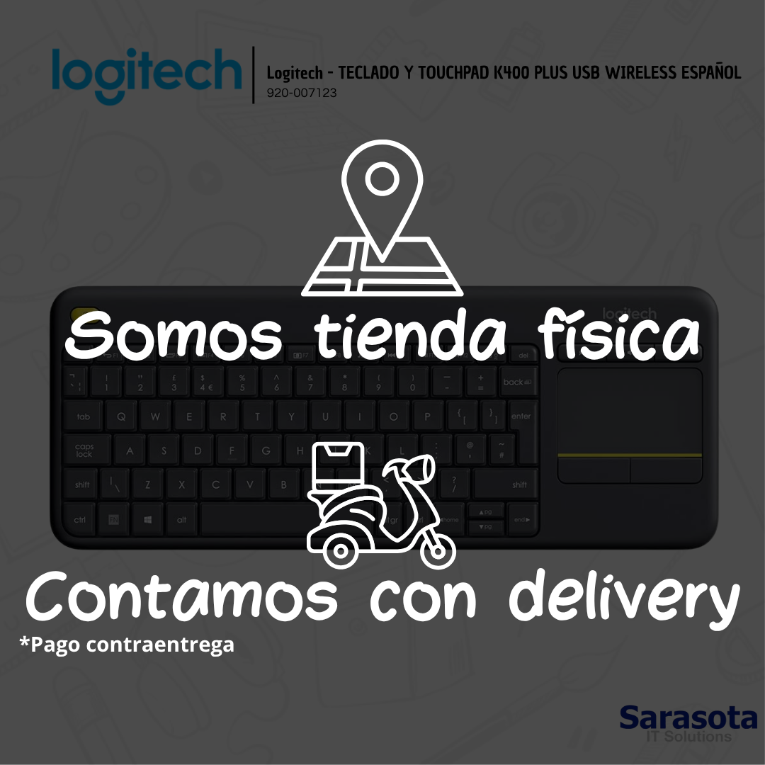 accesorios para electronica - Logitech - TECLADO Y TOUCHPAD K400 PLUS USB 0