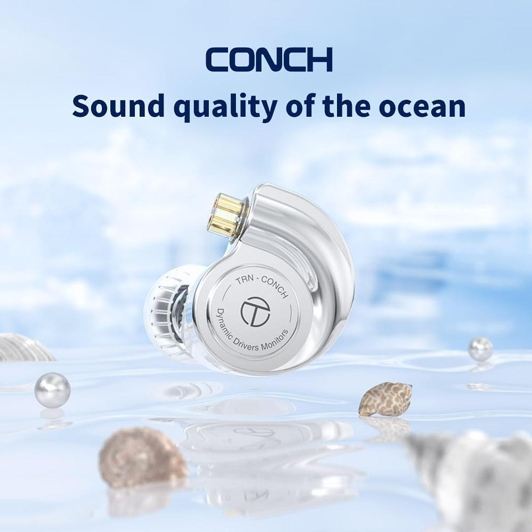 camaras y audio - TRN Conch In Ear Monitor Auriculares IEM 10mm DD 2
