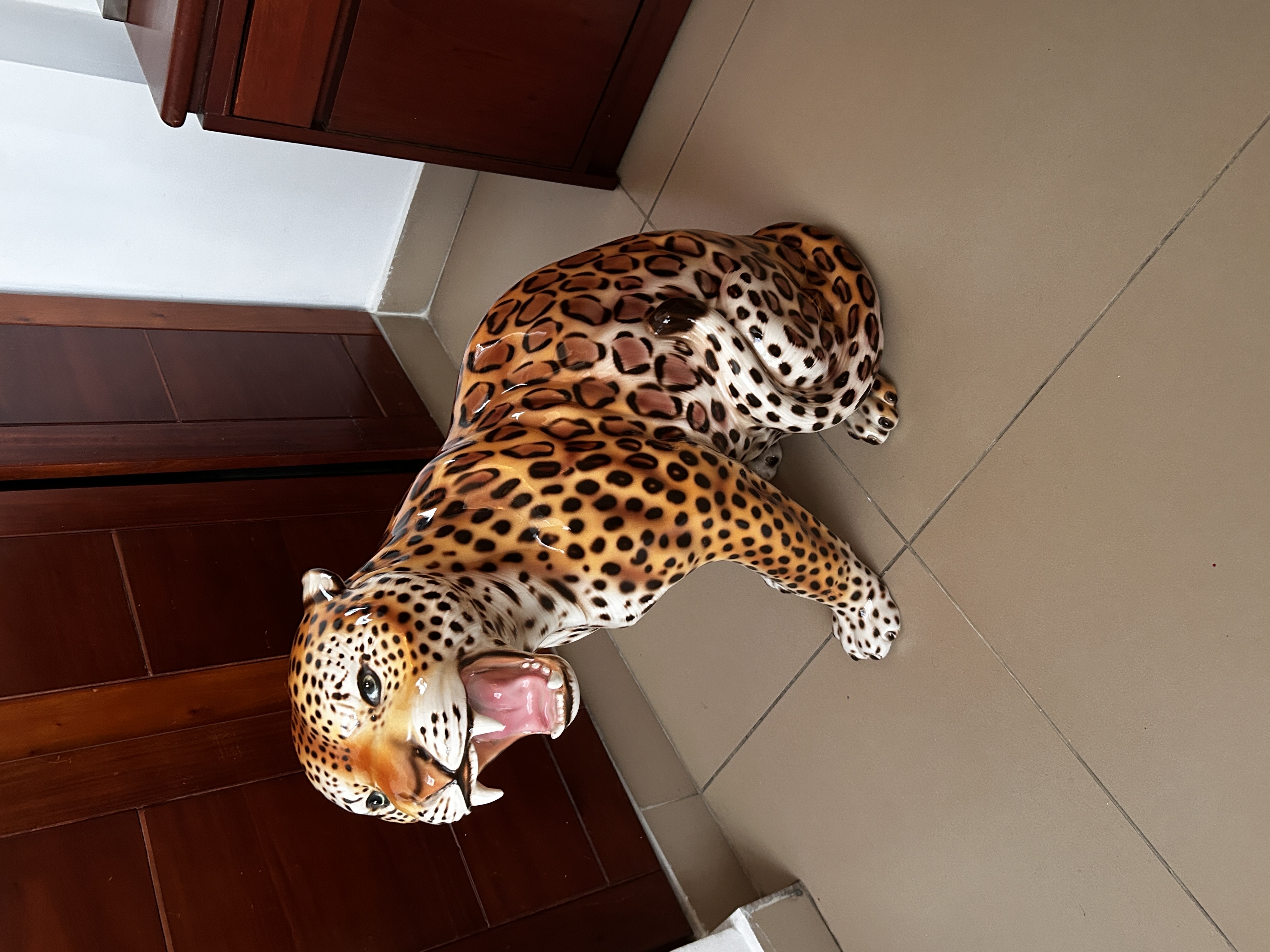 decoración y accesorios - Tiguere o Pantera de porcelana  0