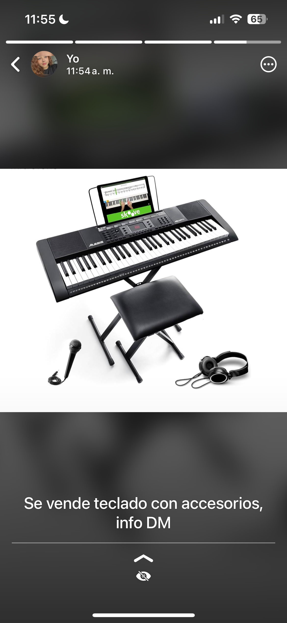instrumentos musicales - Se vende Teclado Alesis Melody 61 MKII como nuevo, precio negociable