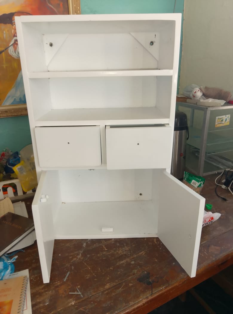 muebles y colchones - Gavetero nuevo color blanco