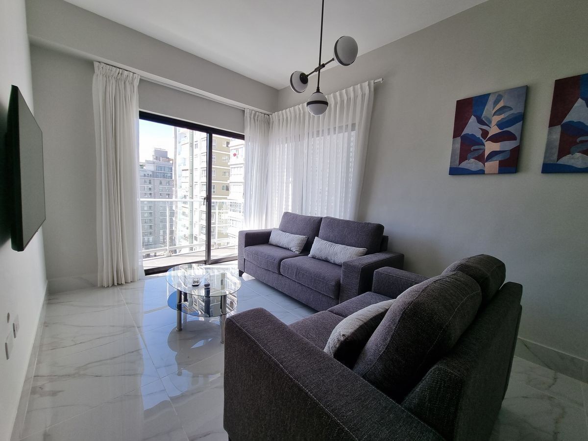 apartamentos - Alquiler de Apartamento Amoblado en Piantini  9