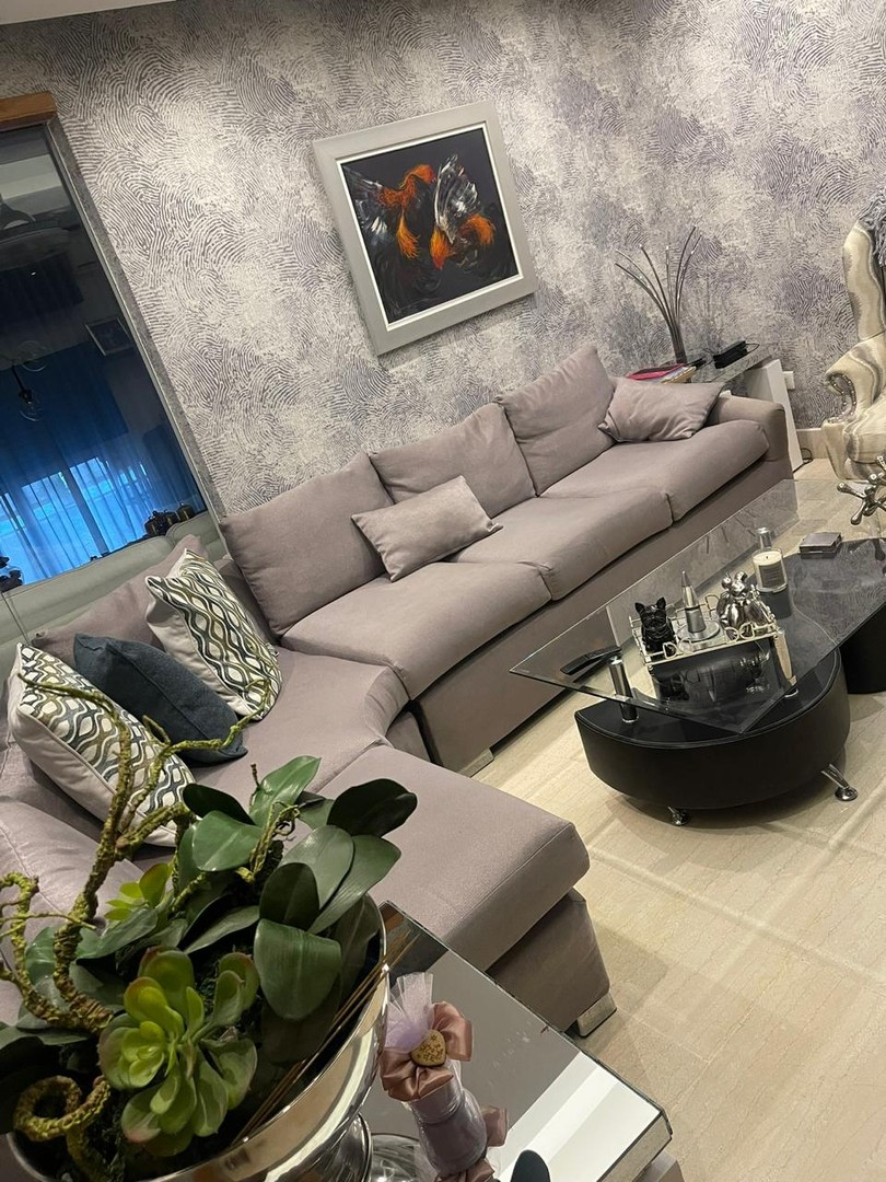 muebles y colchones - Sofa 5 plazas gris (cama integrada) 1