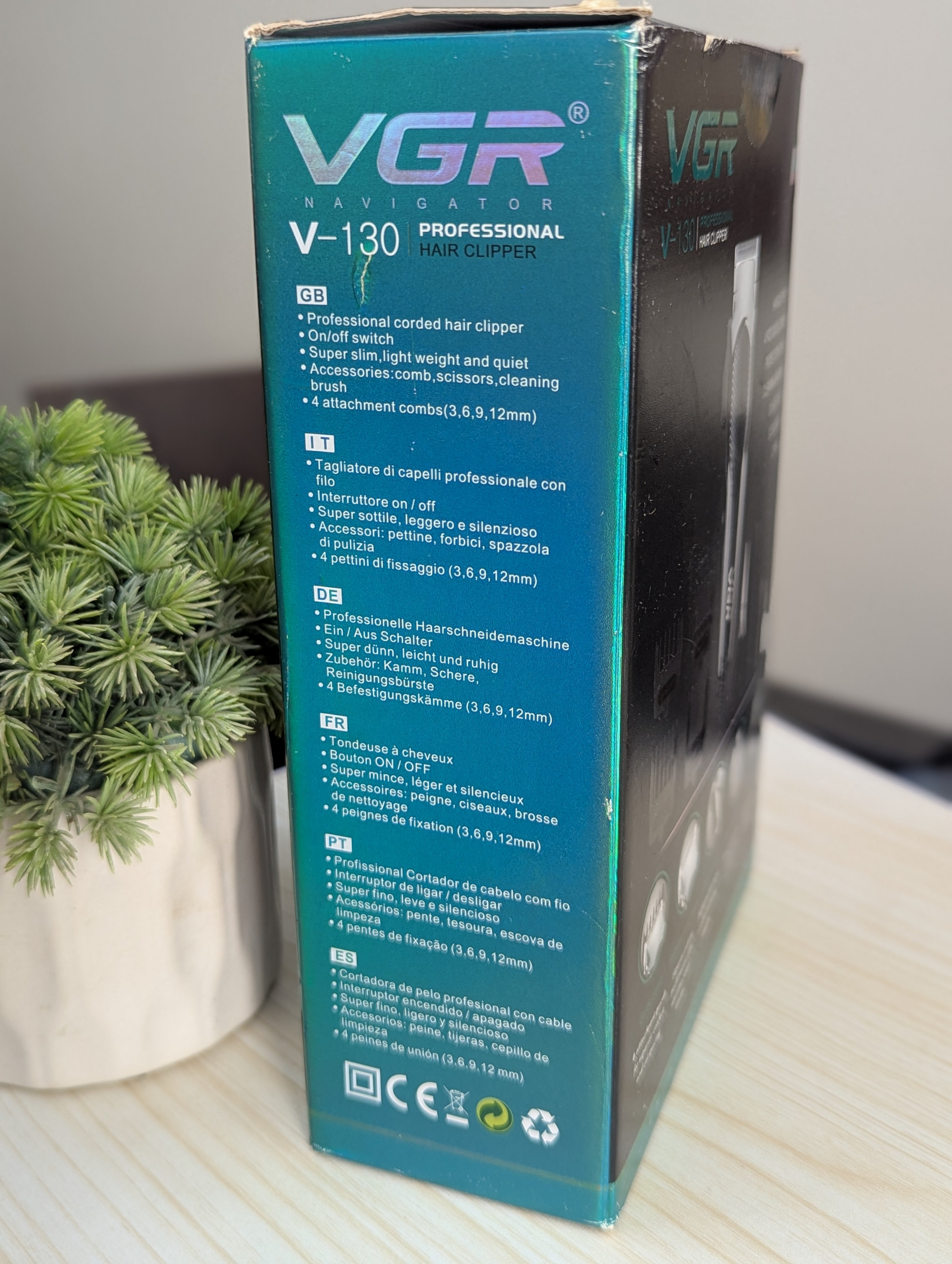 salud y belleza - 💈✂️ ¡Corte Profesional en Casa! 💥 VGR V-130 Clipper Set 🔌💇‍♂️
 3
