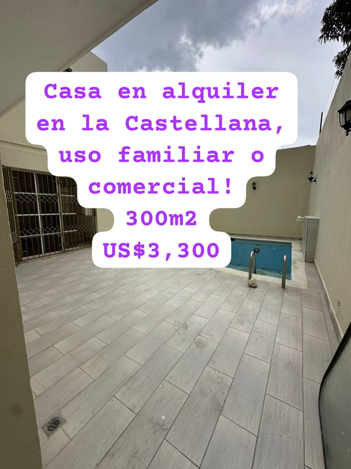 casas - Casa en Alquiler La Castellana Uso Familiar O Come 0