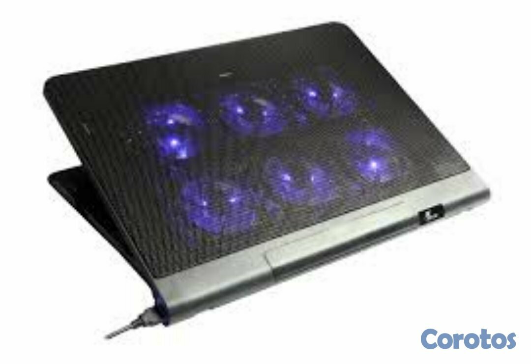 computadoras y laptops - COOLING PAD XTECH KYLA ,PARA NOTEBOOK 17" CON 6 VENTILADORES, 3 POSICIONES.  1