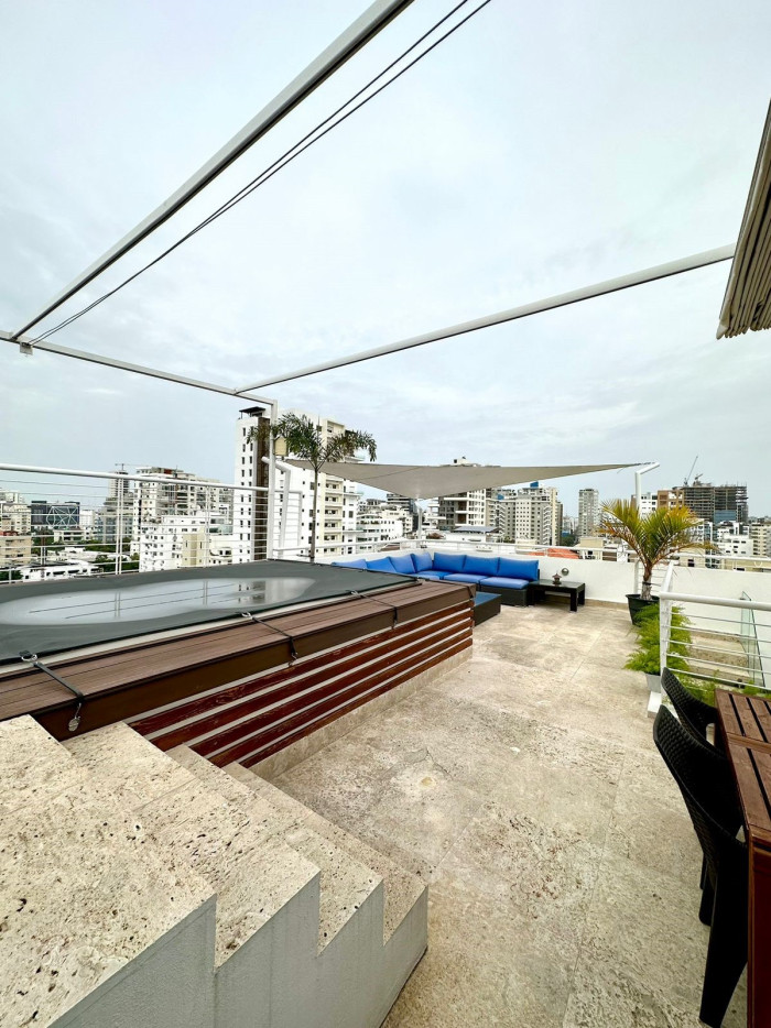 penthouses - Penthouse Amueblado en Renta Ensanche Paraiso 4