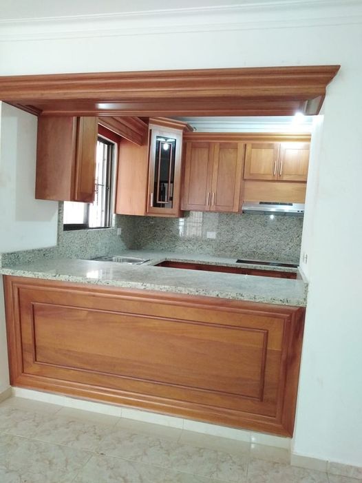 cocina - Desayunador en madera 