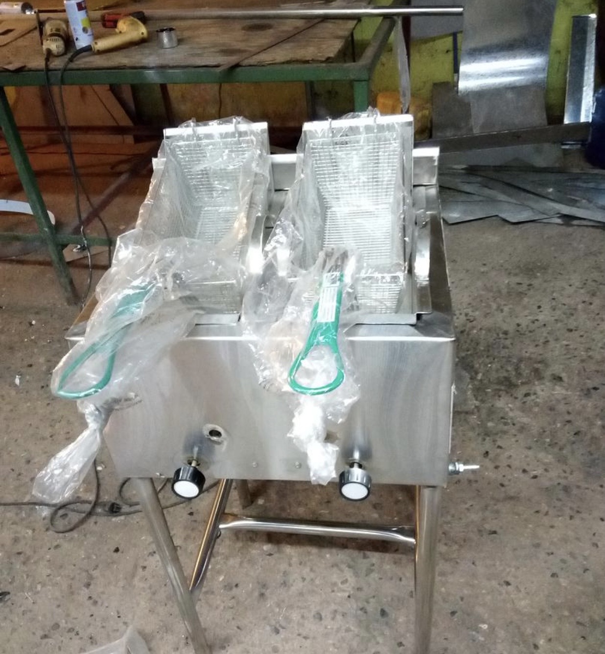 equipos profesionales - freidoras de acero inoxidable  3