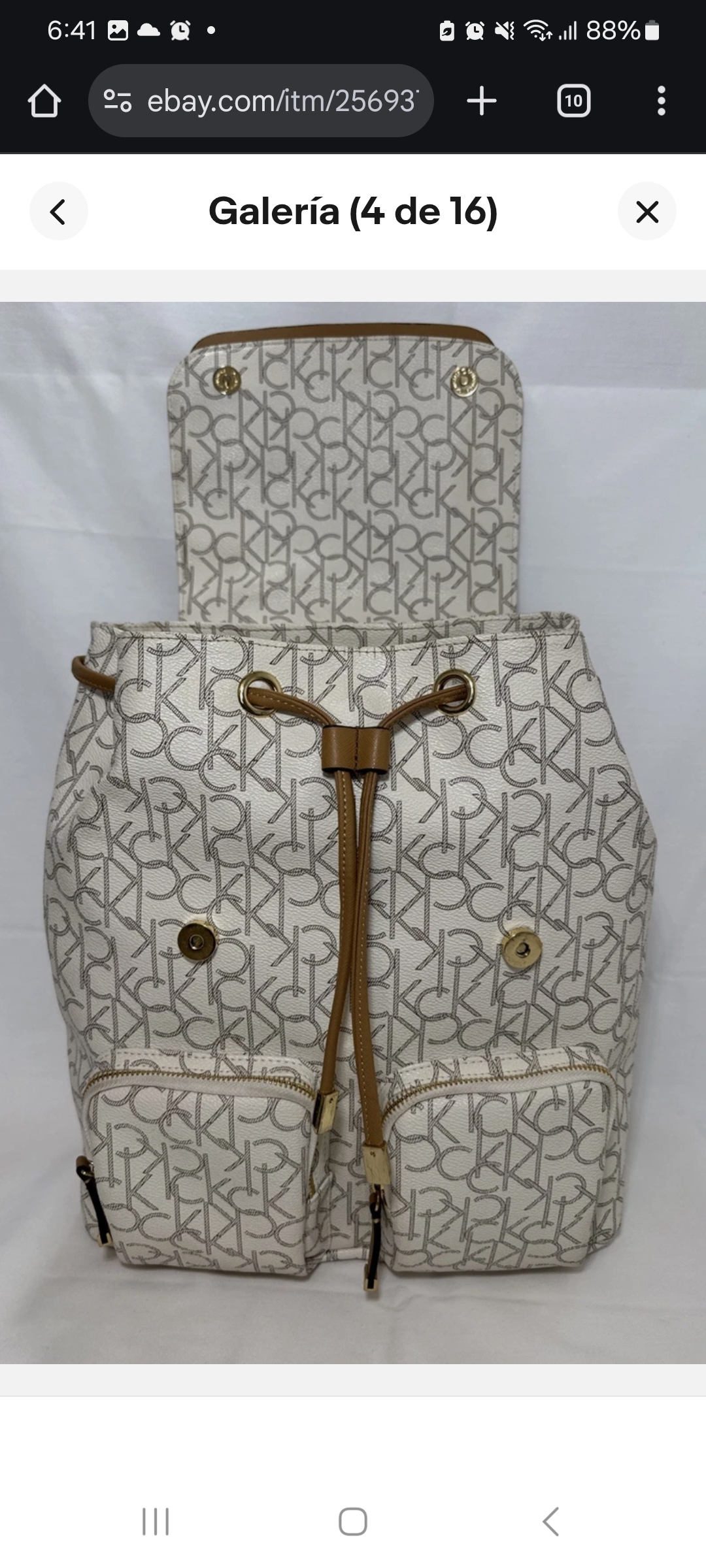 carteras y maletas - Mochila Calvin Klein Hudson Cargo Signature 5