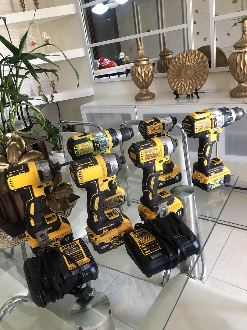 herramientas, jardines y exterior - taladro dewar de bateria 0
