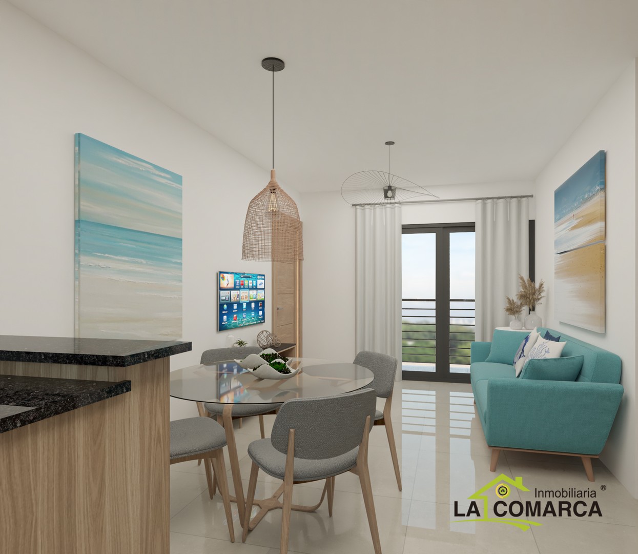 apartamentos - Apartamento con piscina en Punta Cana 8