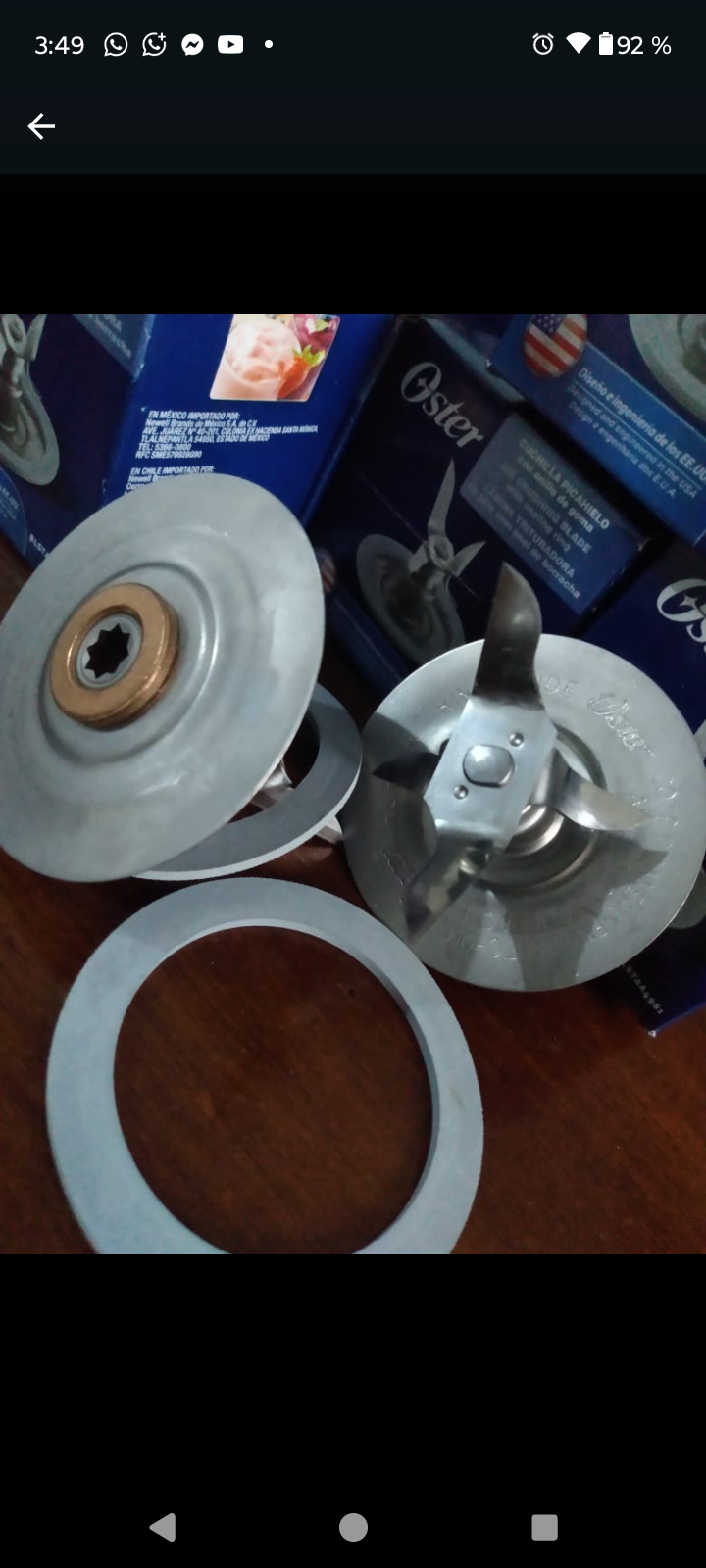 cocina - CUCHILLA ORIGINAL PARA LICUADORA OSTER  1